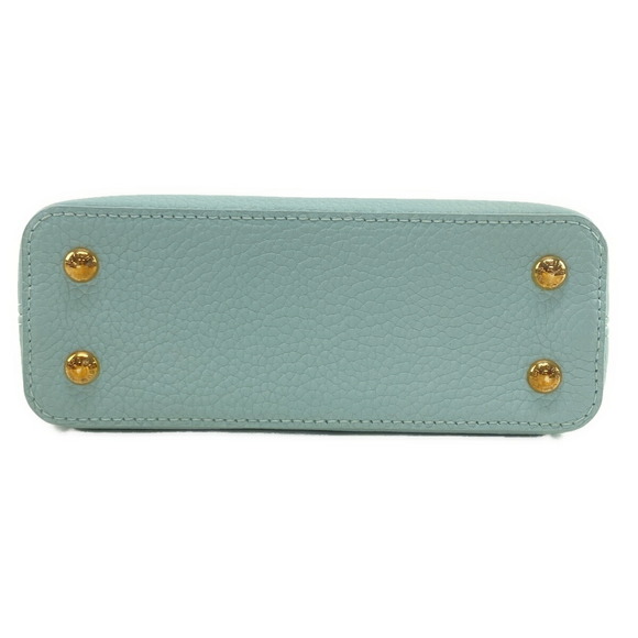 Louis Vuitton Capucines Mini Leather Handbag Vert d'Eau - Picture 5 of 16